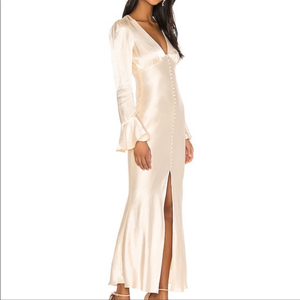Shona Joy Frill Cuff Midi Dress